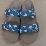 Mad Love Keava Americana Footbed Sandals