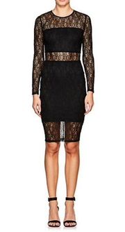 NEW Ali & Jay Lace Fitted Sheath Dress Size S Black