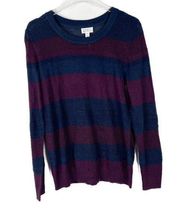 NWT Stitch Fix Market & Spruce Striped Open Knit Sweater Size Medium M NEW