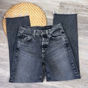 AG jeans alexxis straight high rise vintage black wash