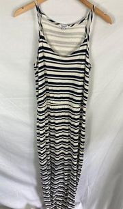 Splendid Stripe Texture Sleeveless Maxi Dress Size Medium