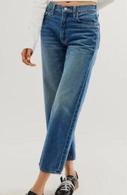 MOTHER The Bowie Rambler Zip Ankle Jeans - Under Pressure