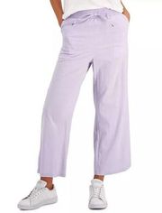 STYLE & CO Wide-Leg Soft Pants Lilac M