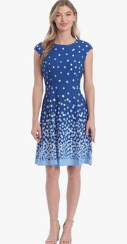 Blue Dots Mini Dress