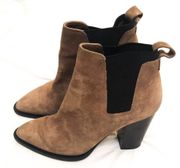 Suede Heeled Boot