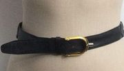 Vintage Authentic Gucci Leather Belt 28-31” Blue