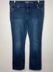 Rock by Wrangler Y2K Ultra low Rise Jeans Size 32 x 36