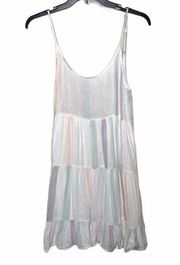 Rails Amber Seychelles Stripe pastel Dress Small