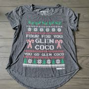 Mean girls Christmas holiday shirt Four for you Glen Coco size small