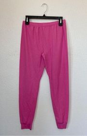 Pink Textured Lounge Pants