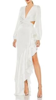 White Dress - Bridal Gown- MAC DUGGAL