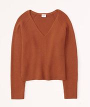 A&F Luxeloft V Neck Sweater 