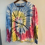 JANE AND DELANCEY Women’s Tie Dye Long Sleeve Shirt Size XL