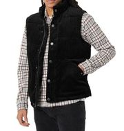 NWT BlankNYC Corduroy Black Zip Up Puffer Vest XL