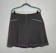 Women 10 Gray Swingtastic Skirt Lined Pockets Outdoor Hiking Nimblene