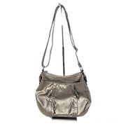 EASY SPIRIT Silver Zip Closure Crossbody Purse