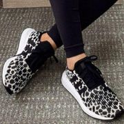 Adidas  Swift Run BD7962 Women's Running Shoes Lace Up‎ Animal Print Size …