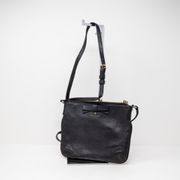 Kate Spade  New York Court Bow Tenley Leather Crossbody Shoulder Purse Bag Black