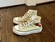 platform green  high tops