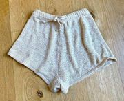 Knit Lounge/Sleep Shorts in Oatmeal Cream Color