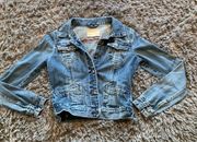 Vintage Y2K Aéropostale distressed jean jacket sz S