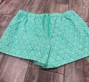 Lauren James Green Baggy Shorts Size XL