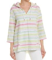 Tommy Bahama Tops Tulum Stripe Linen Hoodie size S