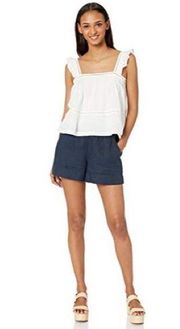 NWT Ella Moss Alanis Babydoll Voile Tank Top Size S Retail $79.50