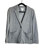 Caslon Grey Blazer Size XS Oversized Neutral Career Professional Work Light