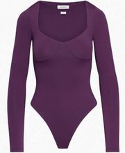 Aritzia NWT  Babaton Contour Lange Bodysuit in Dewberry Purple