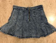 **3/$15** No Boundaries Denim Pleated Mini Skirt Size 11