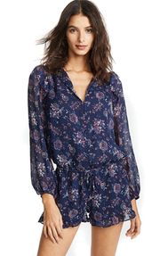 Cherita Silk Floral Romper Women’s Size XS