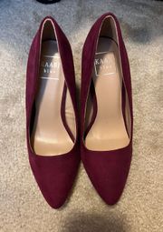 Kaari Blue Maroon Heels