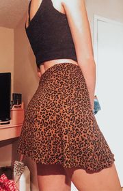 Leopard Print Skirt