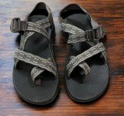 Chaco‎ Classic Z/2 Sandals Grey White Women's Size 6