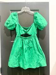 Green dress