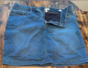 Croft & Barrow | ladies denim skort. Size: 14