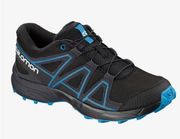Salomon Speedcross Hiking Shoes Lace Up Outdoor Gorpcore Black Blue 5
