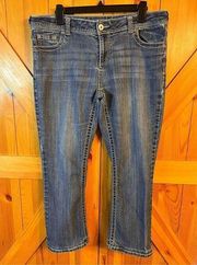 Maurice's  jeans thick stitched size 13/14 short (2247)￼