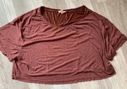 Simple Maroon Top