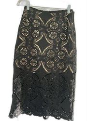 Abercrombie & Fitch  black lace skirt