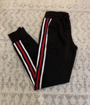 NWT  sports striped joggers