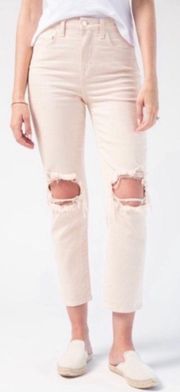 L’agence Audrina High-rise Straight Cropped Jeans