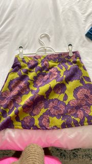 ZARA Floral Mini Skirt