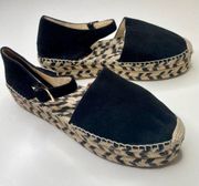 Jimmy Choo Black Suede Delphine Espadrilles