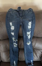 High Rise Crop Jean Legging