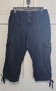 Blu Cargo Capris Size 8