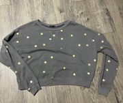 Cropped Star Sweatshirt