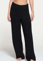 SKIMS Knit Straight Leg Pants in Black Onyx