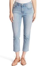 Ella Moss High Waist Straight Ankle Jeans Size 8/29 Light Wash Jeans